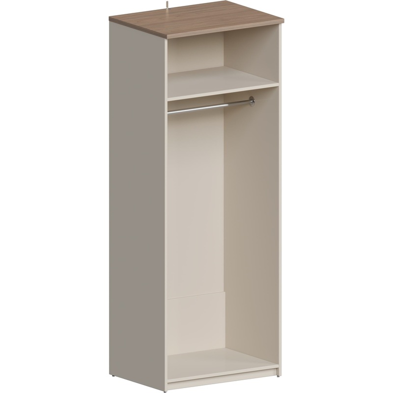 Изображение товара Корпус гардероба Комус Мебель Easy One из ЛДСП 768x580x1997 мм с штангой