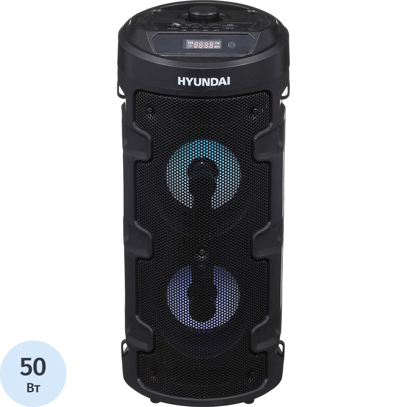 Изображение товара Акустическая система Hyundai H-MC160 с подсветкой Bluetooth USB SD FM пульт