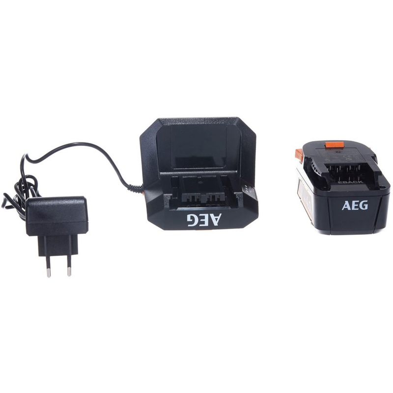 Изображение товара Комплект аккумуляторов с зарядным устройством AEG SETL1840S 18 В 4 Ач Li-ion