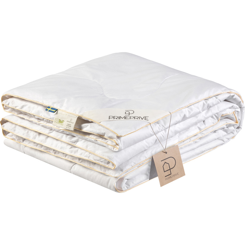 Изображение товара Одеяло 2-спальное Prime Prive Cashmere 172x205 см стёганое с кантом белое