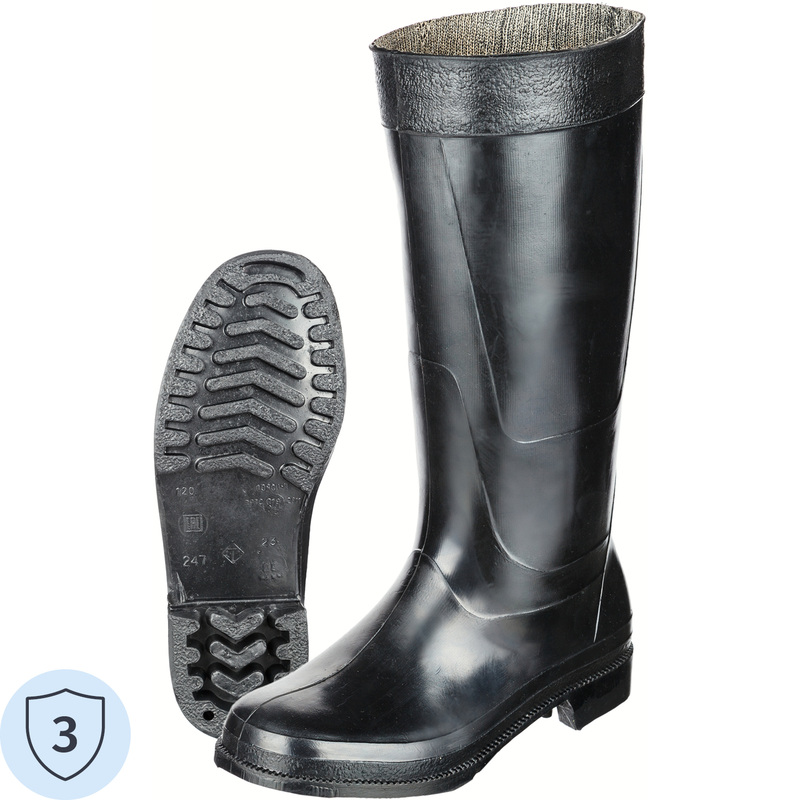 Изображение товара Мужские рабочие сапоги 2С55-МТЗ резиновые черные размер 45