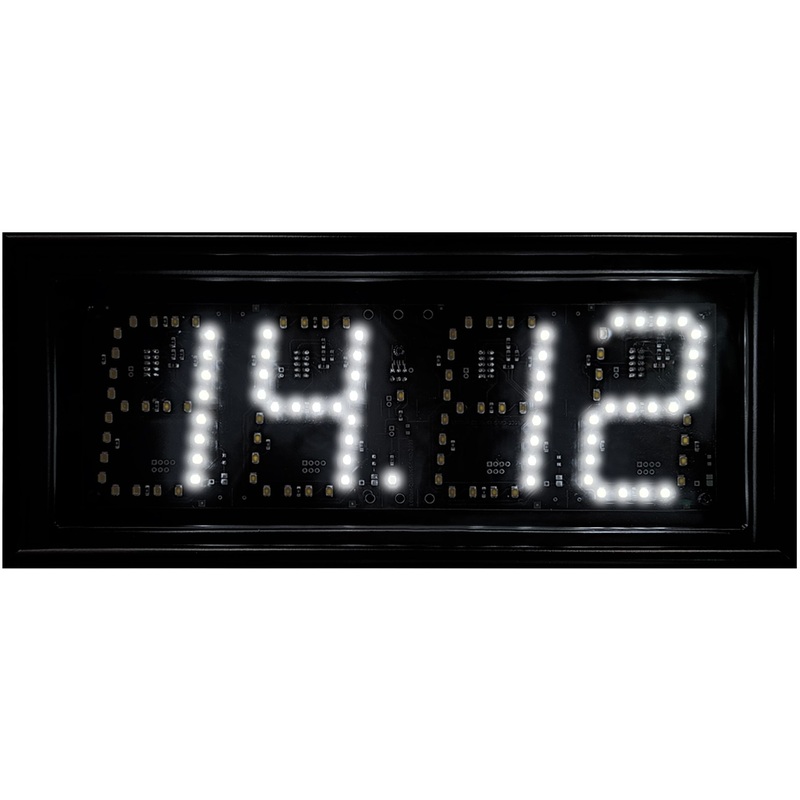 Изображение товара Настенные электронные часы Импульс-408-W с дисплеем 32x14 см для интерьера