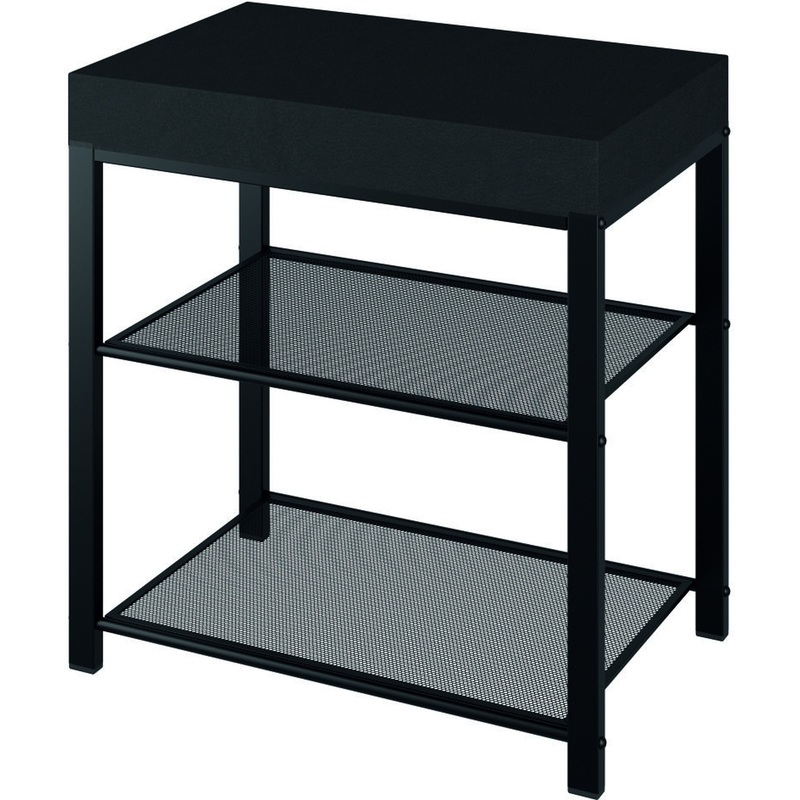 Изображение товара Подставка Торонто 13S двухсекционная чёрная для обуви