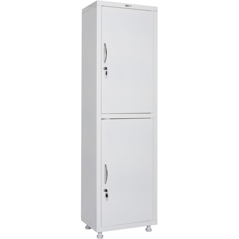 Изображение товара Уценка. Шкаф медицинский Hilfe МД 1 1657/SS (белый, 570x320x1755 мм). уц_меб