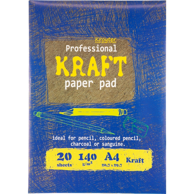 Изображение товара Папка для рисования А4 20 листов Kroyter экологичная