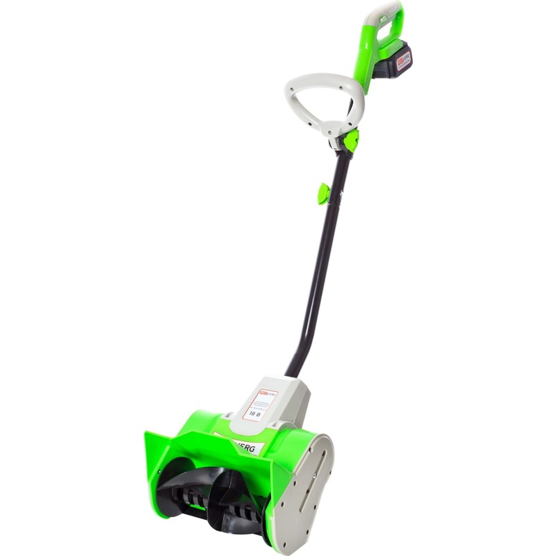 Изображение товара Аккумуляторный снегоуборщик Redverg RD-SB18-300BL/U 30 см ширина вес 4.6 кг