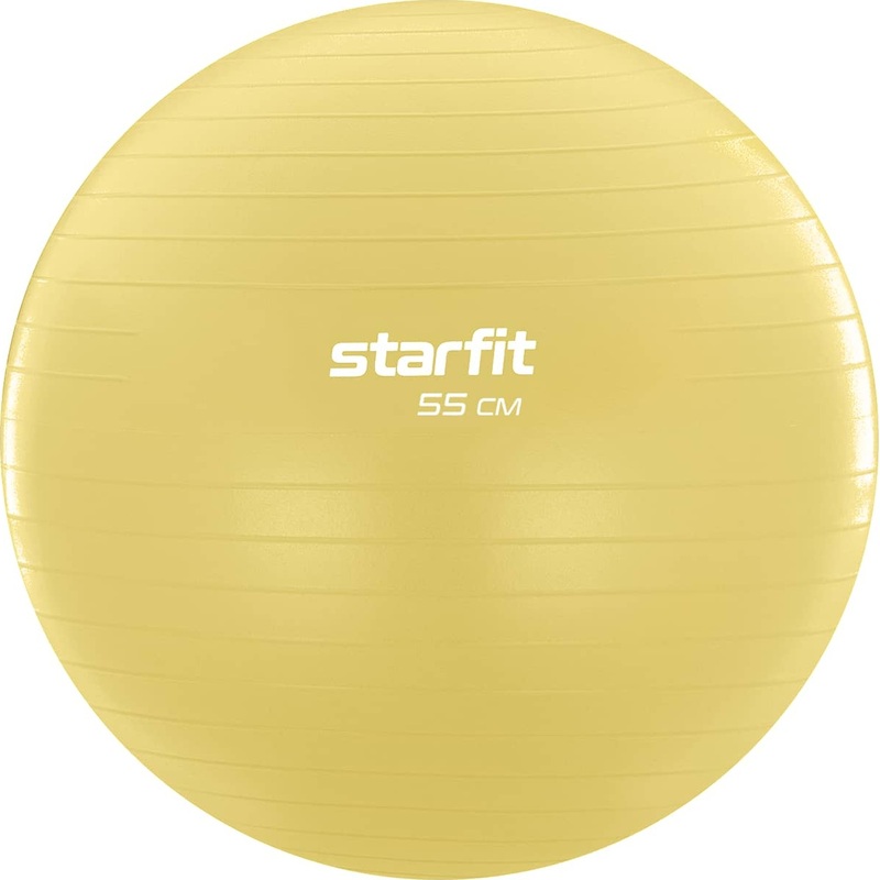 Изображение товара Фитбол Starfit GB-108 55 см желтый для фитнеса