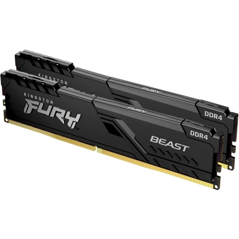 Изображение товара Модуль памяти Kingston FURY Beast DDR4 16ГБ 3200МГц двухканальный