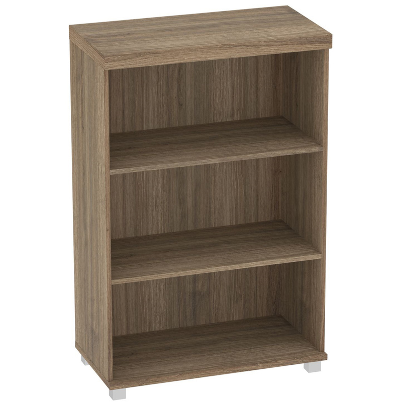 Изображение товара Стеллаж для документов Комус Мебель Easy Director дуб шамони тёмный 854х445х1311 мм