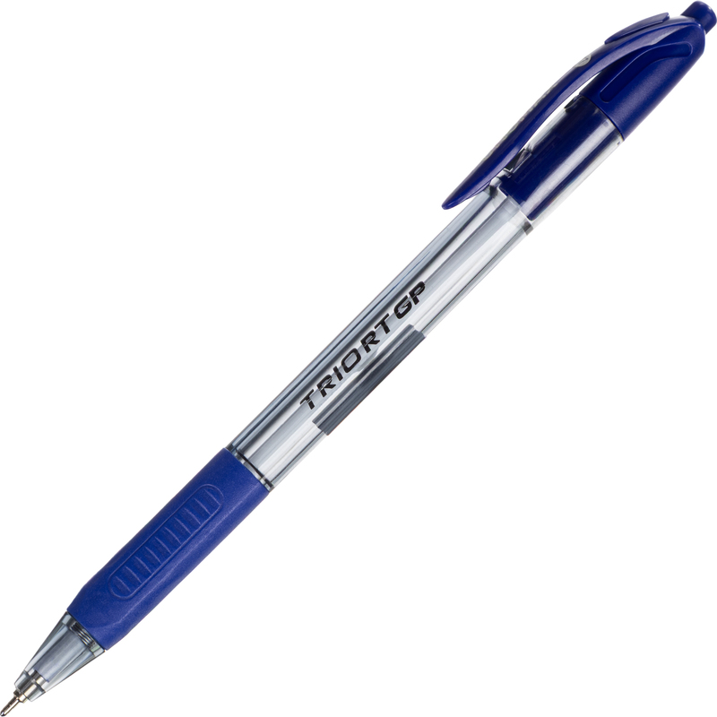 Изображение товара Ручка Unomax Glide Trio Steel — синяя, 0.5 мм, 0.7 мм шарик