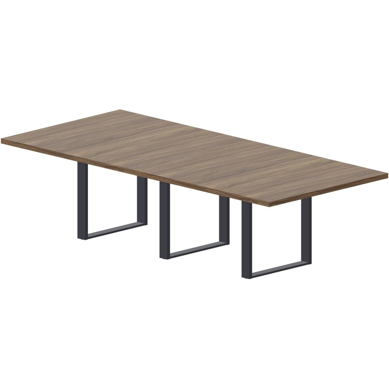 Изображение товара Стол для переговоров Fortum FTM2812WNAN орех/антрацит 2800х1260х735 мм