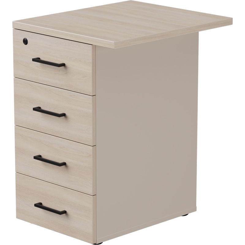 Изображение товара Тумба приставная EVO 254T1203GUDY с замком и 4 ящиками