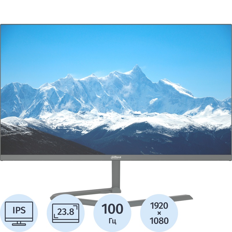Изображение товара Монитор 23.8" Dahua DHI-LM24-C201P серый Изображение товара Монитор 23.8" Dahua DHI-LM24-C201P серый