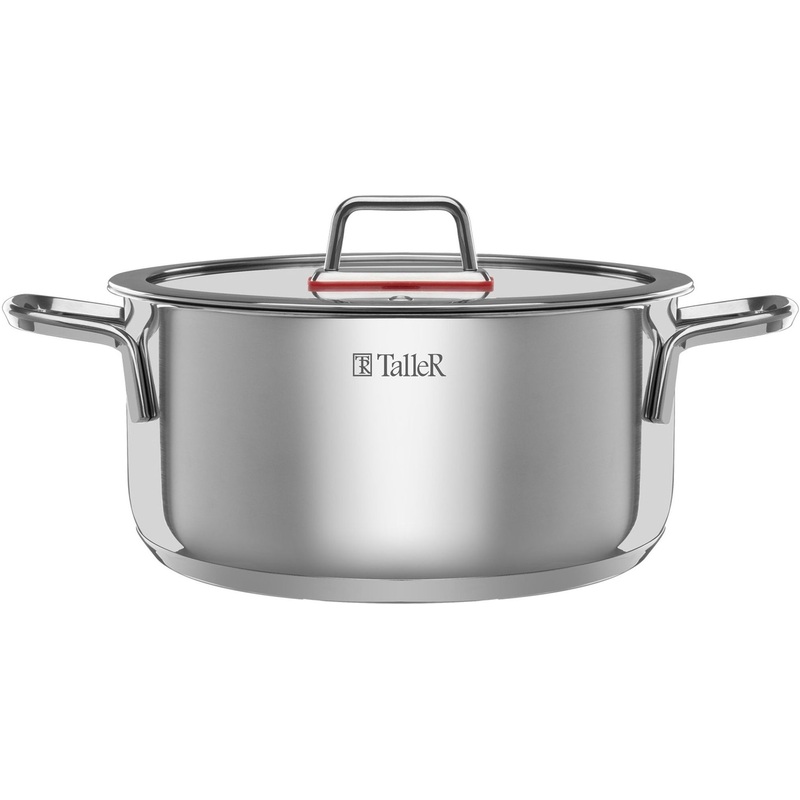 Изображение товара Кастрюля TalleR TR-17275 6.8 л из нержавеющей стали с крышкой