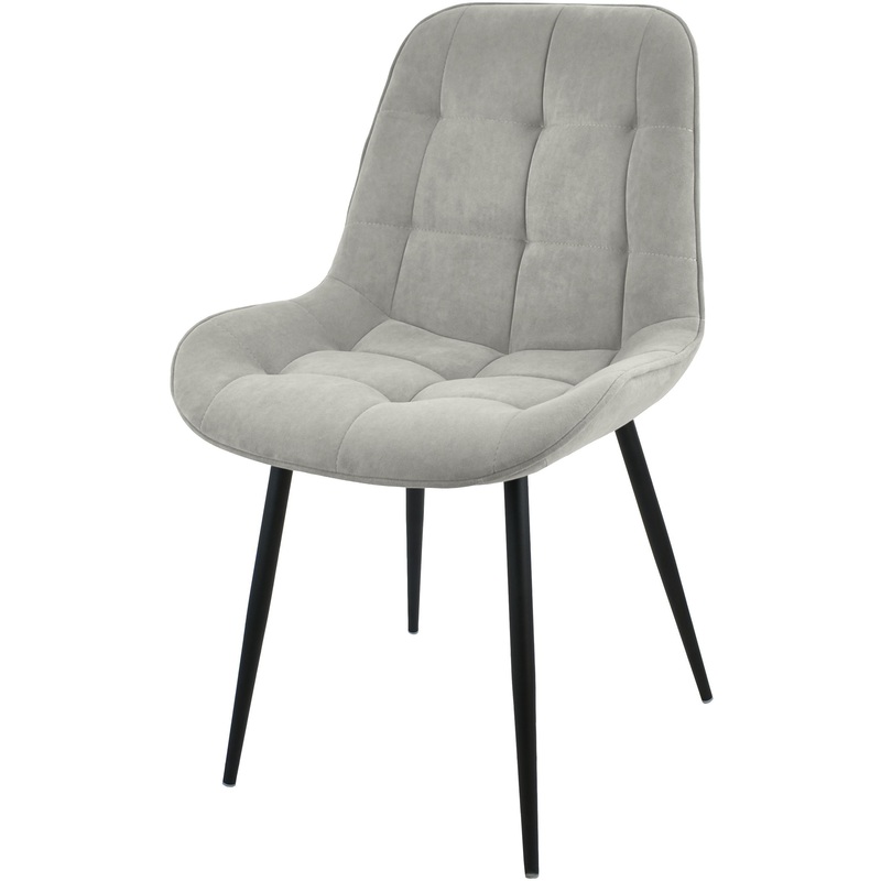 Изображение товара Стул обеденный Флоренция эрго светло-серый (ткань, металл)