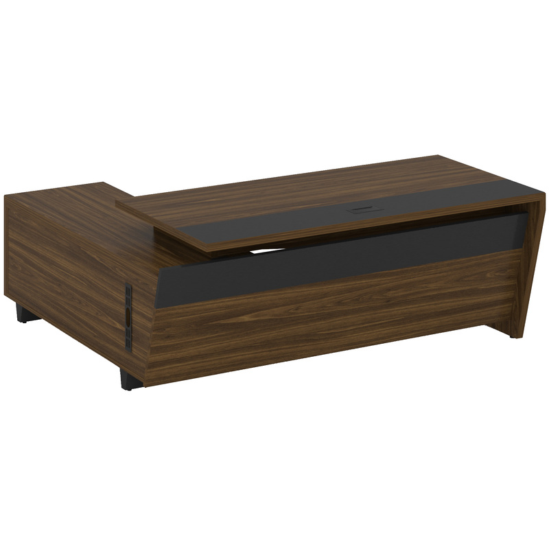 Изображение товара Стол руководителя Corner COR.SRT-20 угловой с опорной тумбой