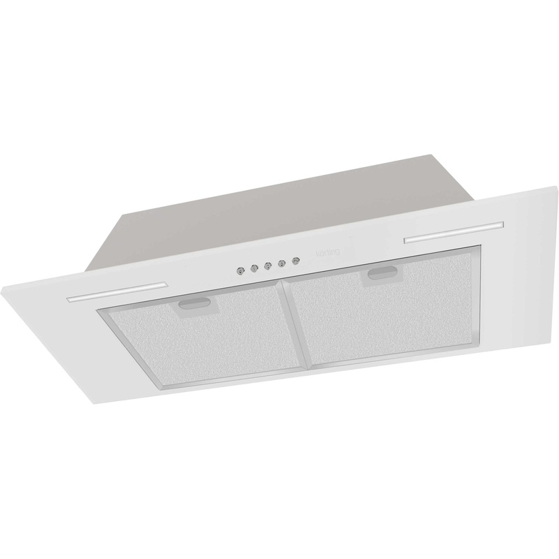 Изображение товара Вытяжка Korting KHI 9931 W белая с производительностью 950 м куб/ч механическое управление