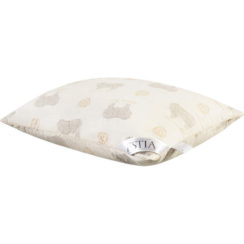 Изображение товара Подушка Estia Долина Рамбулье 50х70 см из шерсти и хлопка для комфортного сна