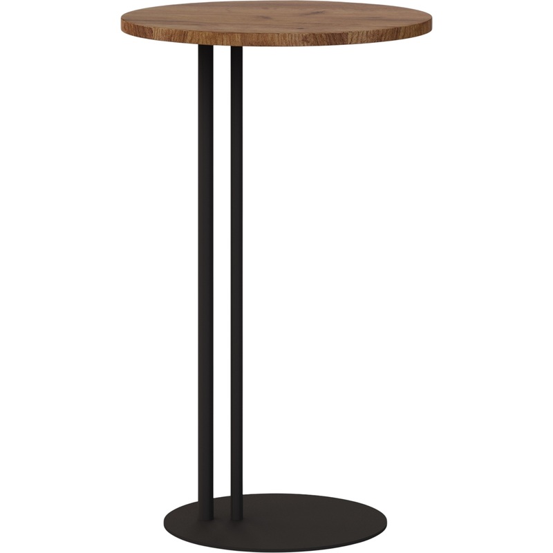 Изображение товара Журнальный стол Юма круглый из МДФ и металла элегантный дизайн Россия