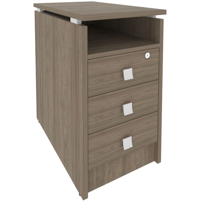 Изображение товара Тумба приставная Metal System Style Л.ТП-4.2Y с 3 ящиками