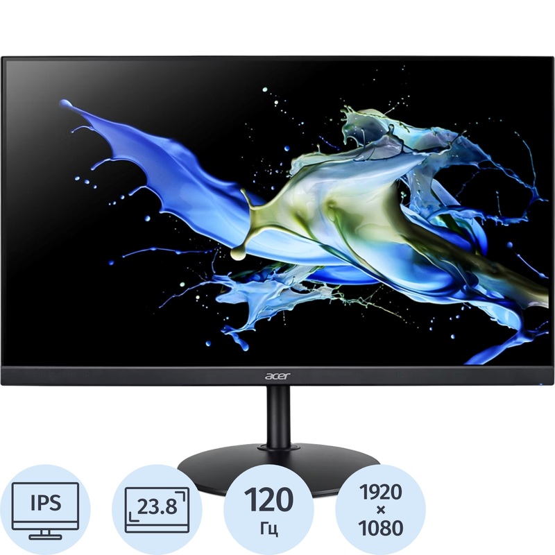 Изображение товара Монитор Acer Vero 23,8 IPS Full HD 120 Гц Black CB242YGbir