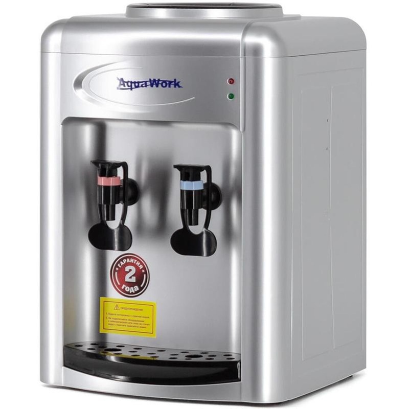 Изображение товара Кулер для воды Aqua work 0.7TDR серебристый с нагревом и охлаждением