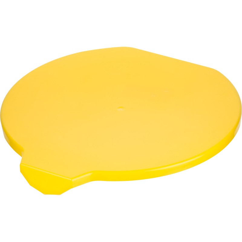 Изображение товара Крышка FBK для ведра 15 литров желтая из пластика