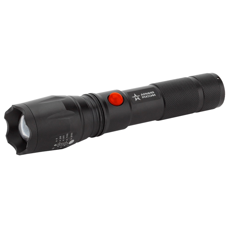 Уценка. Фонарь светодиодный Армия России MA-701 аккумуляторный