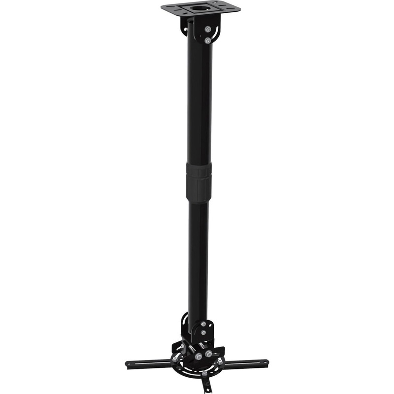 Изображение товара Кронштейн для проекторов потолочный Cactus CS-VM-PR16L-BK