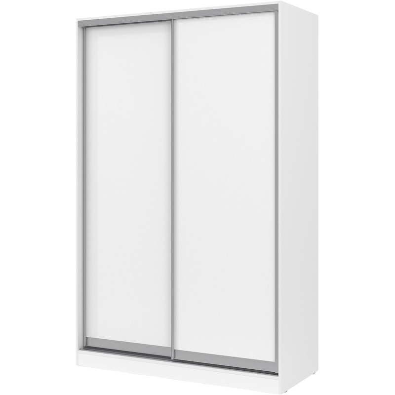 Изображение товара Двухдверный шкаф-купе Comfort ШКДД.12.1 из ЛДСП белый 1204x600x2201 мм