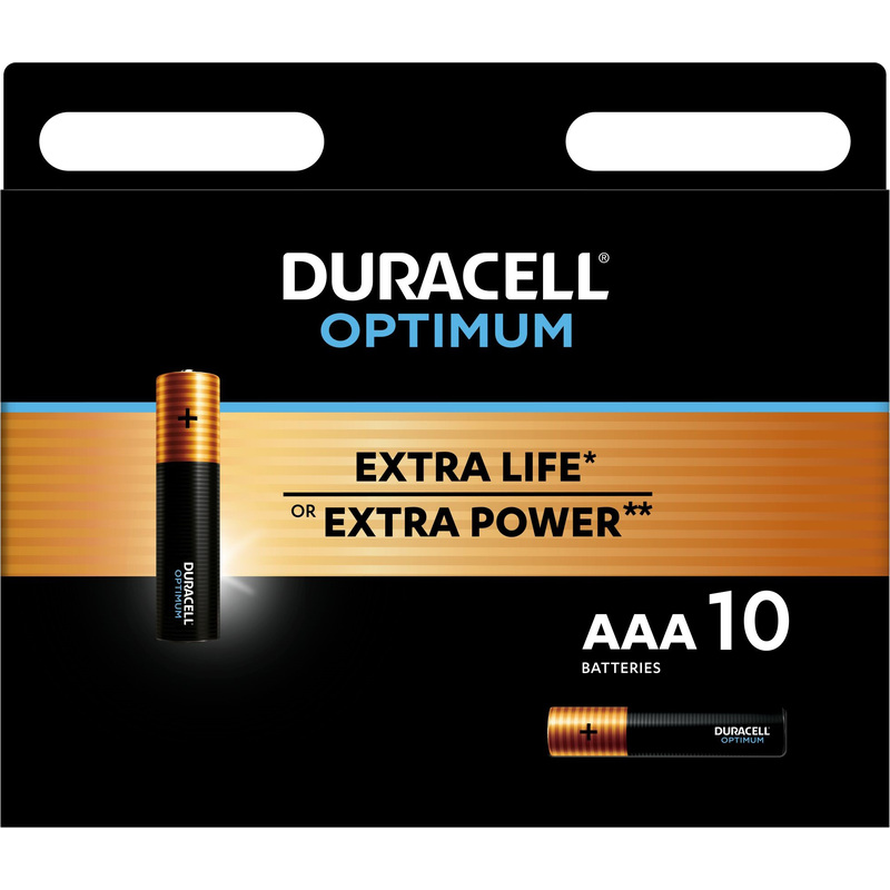 Изображение товара Батарейка AAA мизинчиковая Duracell Optimum 10 штук