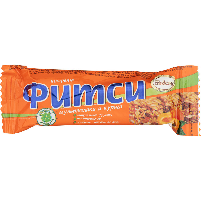 Изображение товара Батончики мюсли Акконд Фитси мультизлаки и курага 16 штук по 22 г