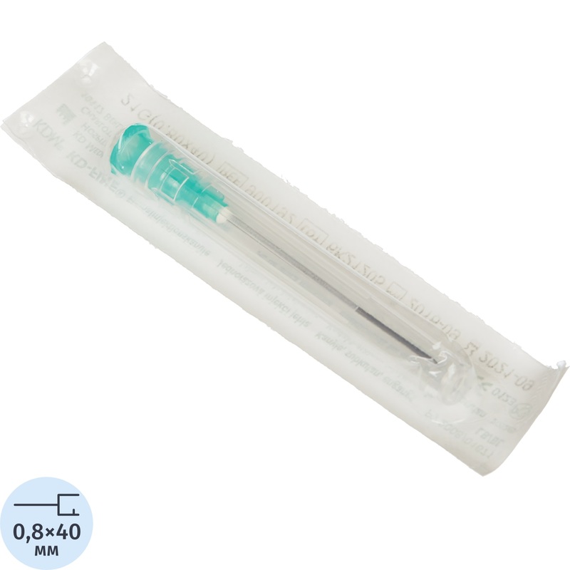 Изображение товара Игла инъекционная KD-Fine 21G 0.8х40 мм 100 шт для инъекций Германия