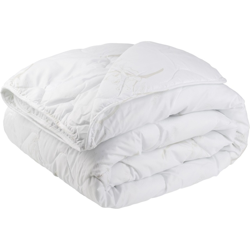 Изображение товара Одеяло 1.5-спальное Эльф Эвкалипт 140x205 см стеганое с кантом белое всесезонное