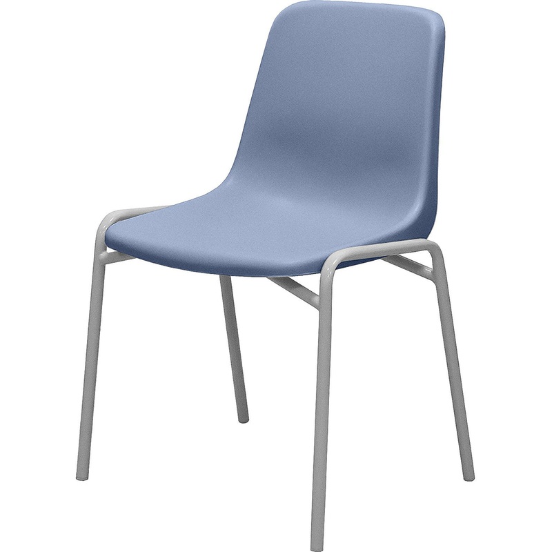 Изображение товара Обеденный стул Комус Мебель Стрит голубой из пластика и металла