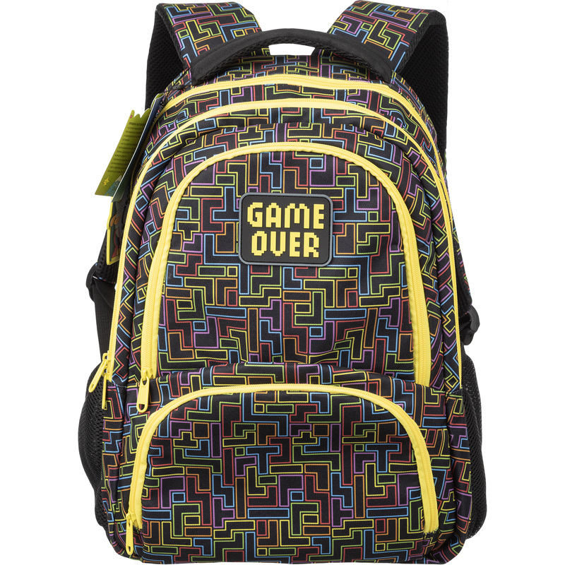 Изображение товара Рюкзак ортопедический Комус Класс Sunrise Tetris черный