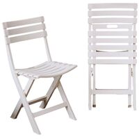 Стул Domfy Garden Chair белый (пластик, 2 штуки)