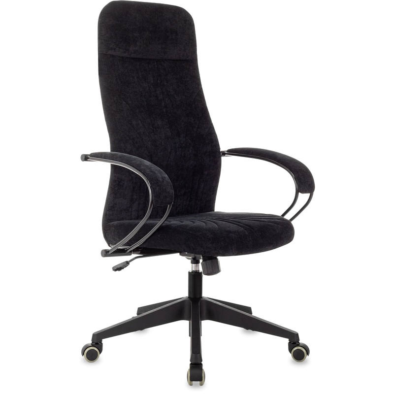 Изображение товара Кресло для руководителя Бюрократ CH-610SL черное ткань металл Россия