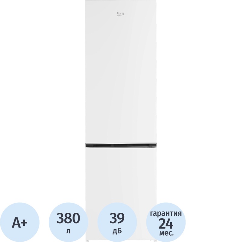 Изображение товара Двухкамерный холодильник Beko B1RCSK402W белый с морозильной камерой снизу