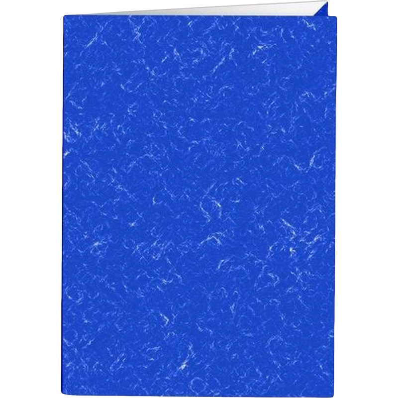 Изображение товара Папка с клапаном Attache A4/A3 картонная 240 г/кв.м синяя