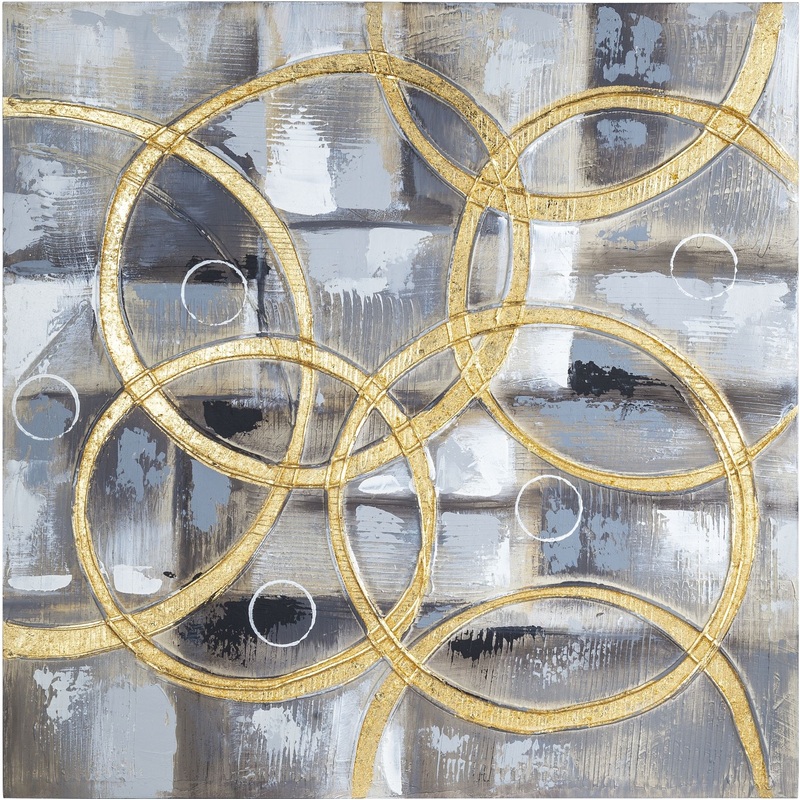 Изображение товара Картина на холсте Tomas Stern 85110 80x80 см без рамы абстракция декоративная