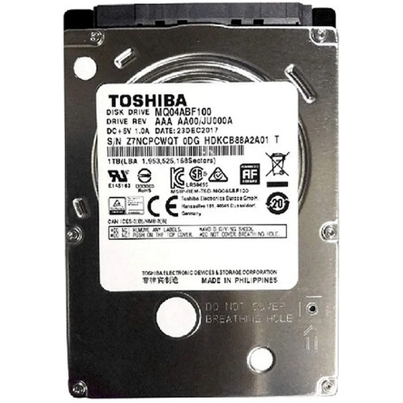 Изображение товара Жесткий диск Toshiba MQ04 1 ТБ 2.5 SATA быстрый и надежный для ноутбуков