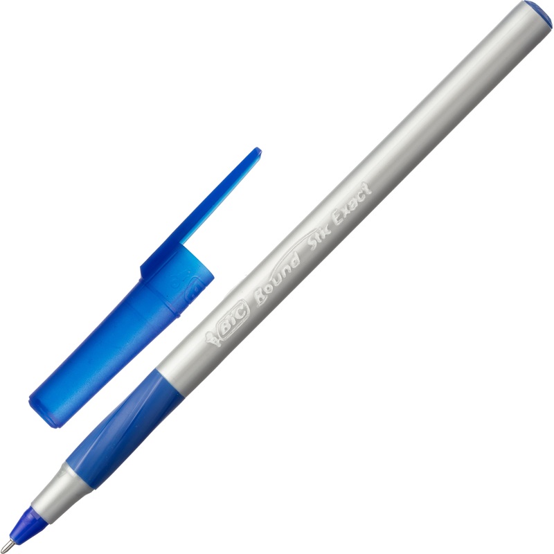 Изображение товара Ручка шариковая BIC Round Stic Exact синяя 0.28 мм 4 штуки