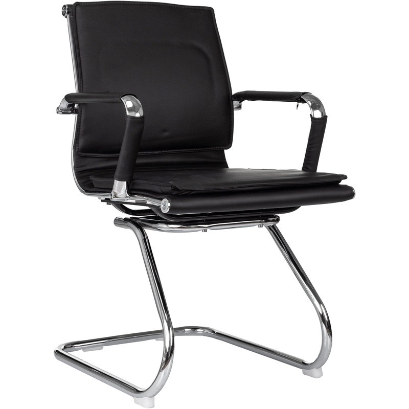 Изображение товара Конференц-кресло Бюрократ Ch-993 чёрное из экокожи для офиса и дома