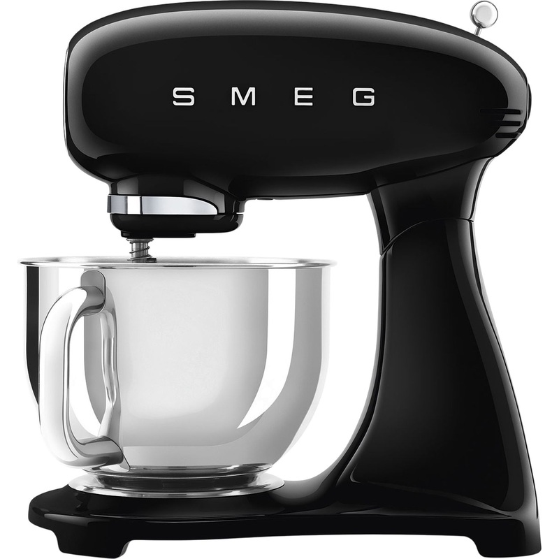 Изображение товара Миксер Smeg SMF03BLEU чёрный планетарный мощный 800 Вт 10 скоростей