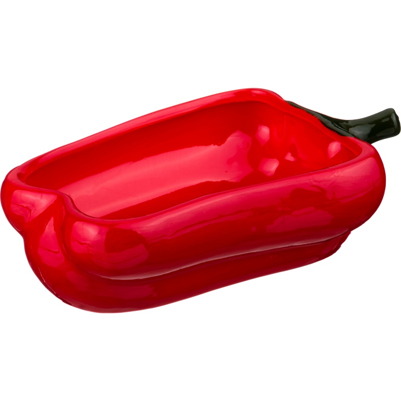 Изображение товара Блюдо для запекания Agness Перец 21x12.5 см керамика красное для духовки и сервировки