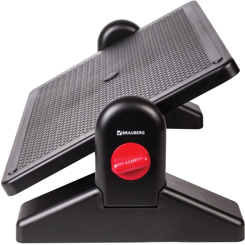 Изображение товара Подставка для ног с фиксаторами чёрная