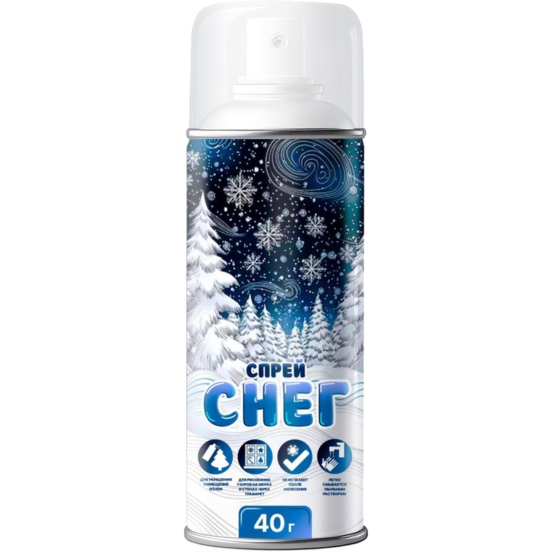 Изображение товара Снег Magic Time синтетический белый для новогоднего декора