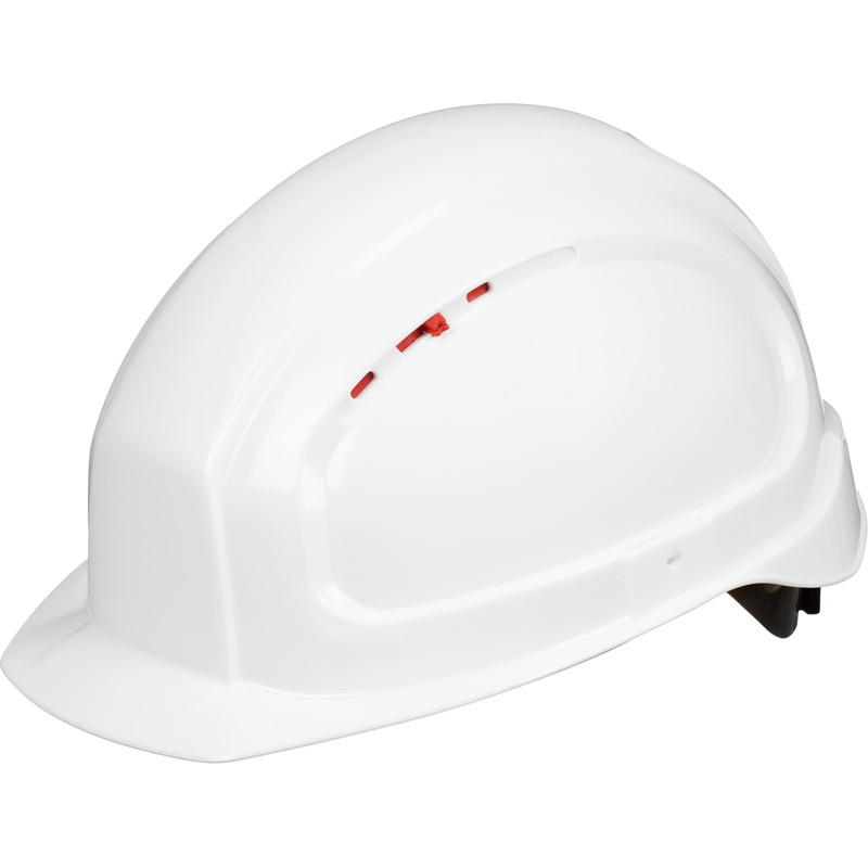 Изображение товара Защитная каска TOPFORT Универсал 301 белая с храповым механизмом для работ на высоте