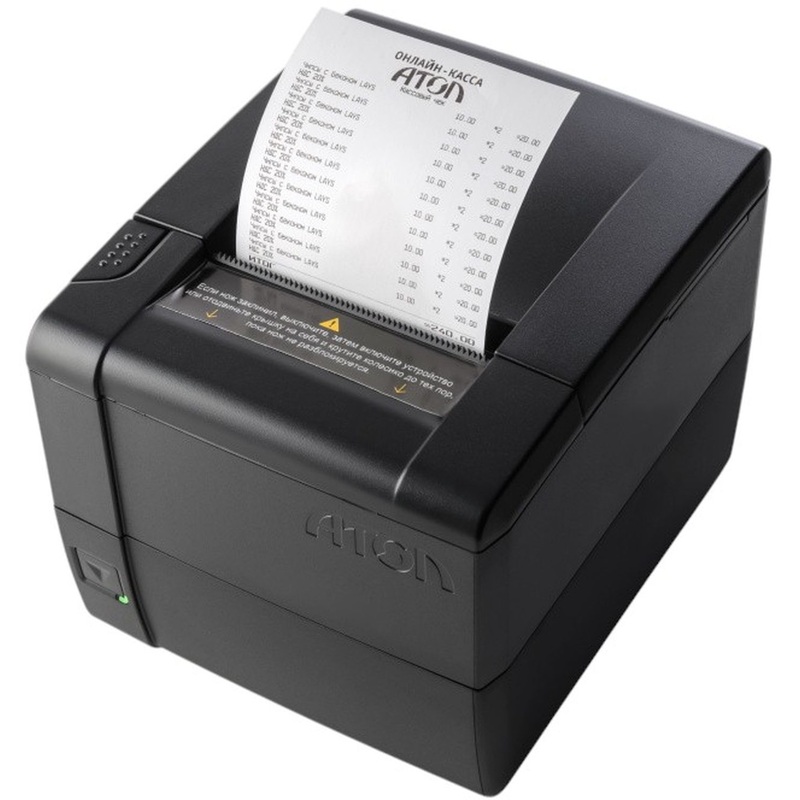 Изображение товара Фискальный регистратор Атол 25Ф чёрный без ФН (50303)